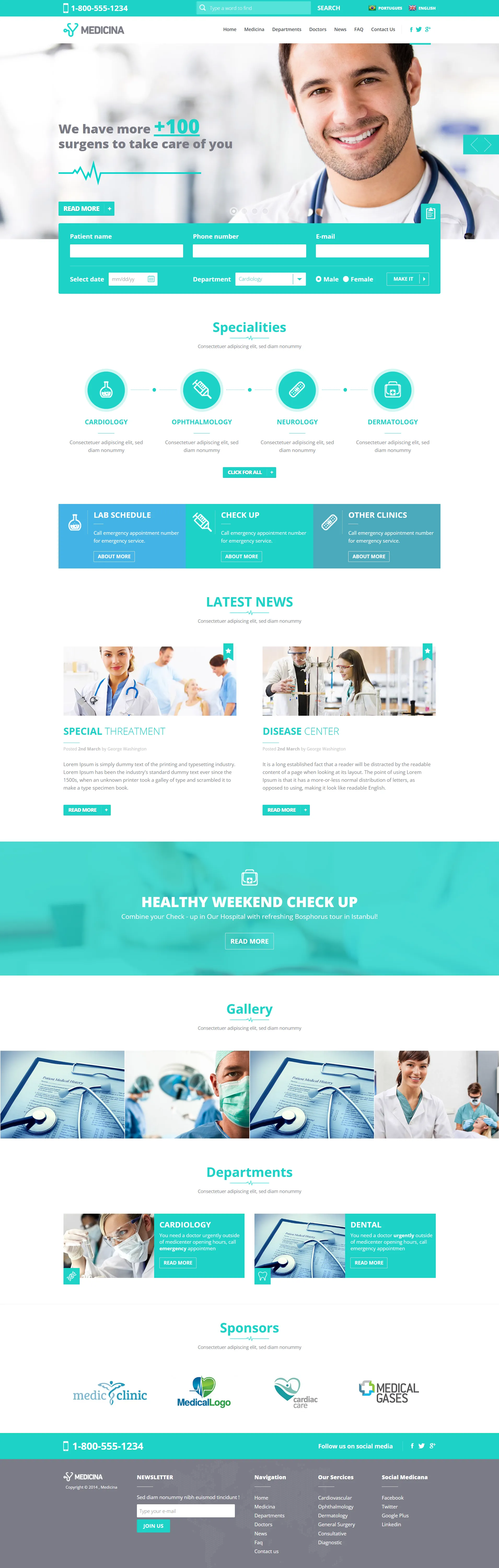 Before website redesign example